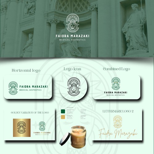 Luxury Branding Concept for a medical & aesthetics Greek brand 