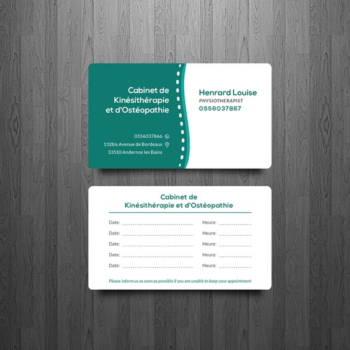 Business Card Design + Control Card