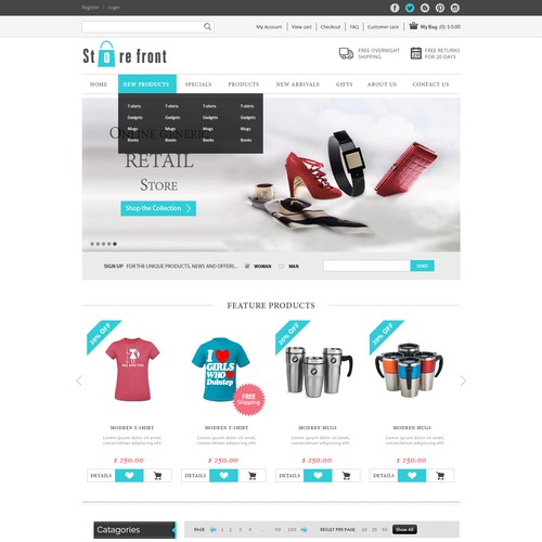 Minimalist E-commerce Store Homepage Challenge