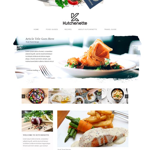 Blog Website for Kutchenette