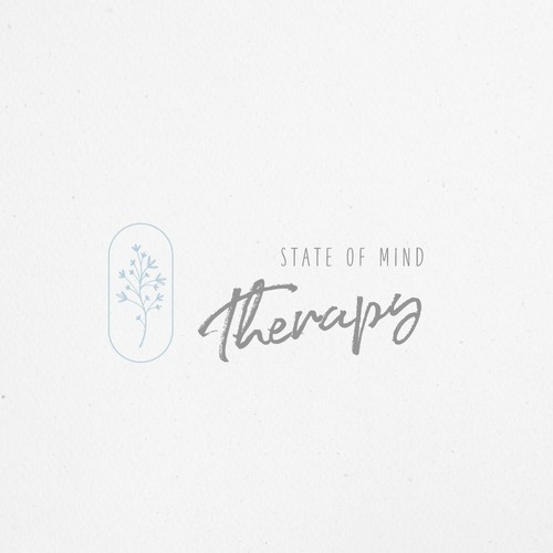 Calming logo concept for therapist