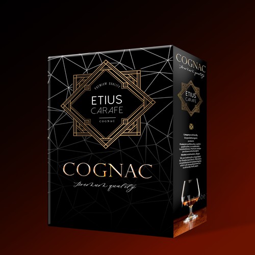 Elegant box for Cognac