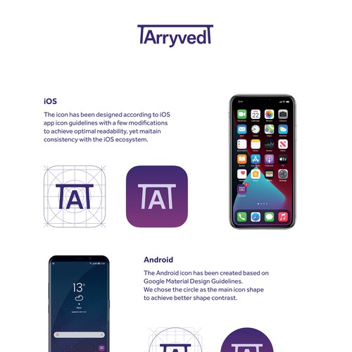 Rebrand App Icon and App Store Listing for Arrived