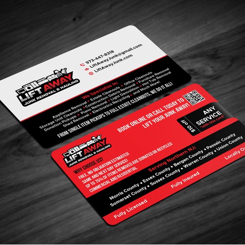 LiftAwayJunk Business Card