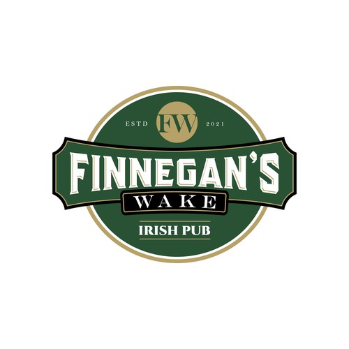 Logo for an Irish Pub