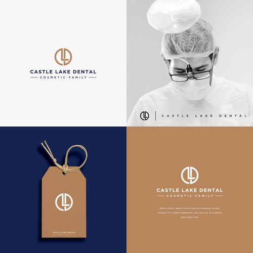 Logo Design for Castle Lake Dental