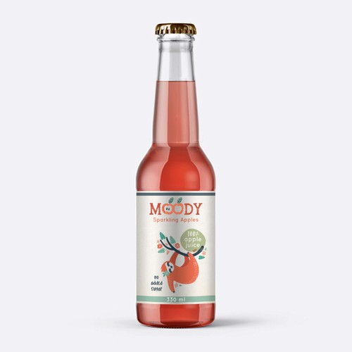 Sparkling juice label design suggestion