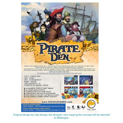 Flyer Contest For Pirate Den