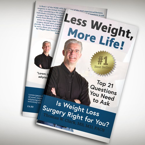 Clean design for weightloss book.