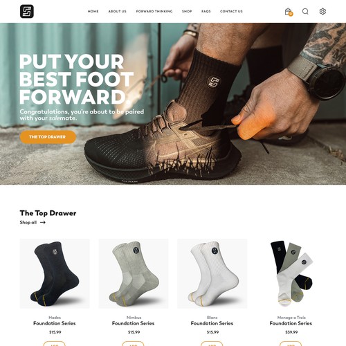 The Gym Sock Website