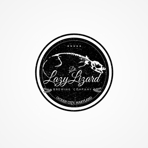 Logo concept Lazy Lizard