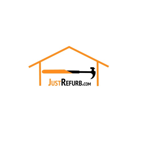 Catchy logo for JustRefurb.com