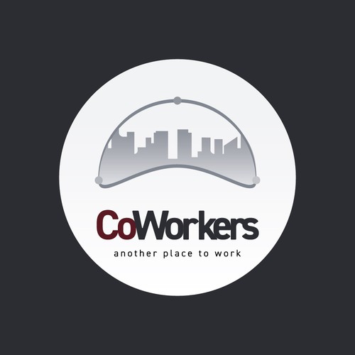 Conceito de logotipo para coworking
