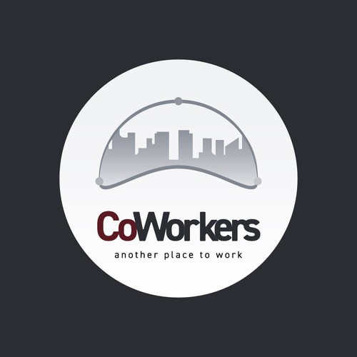 Conceito de logotipo para coworking