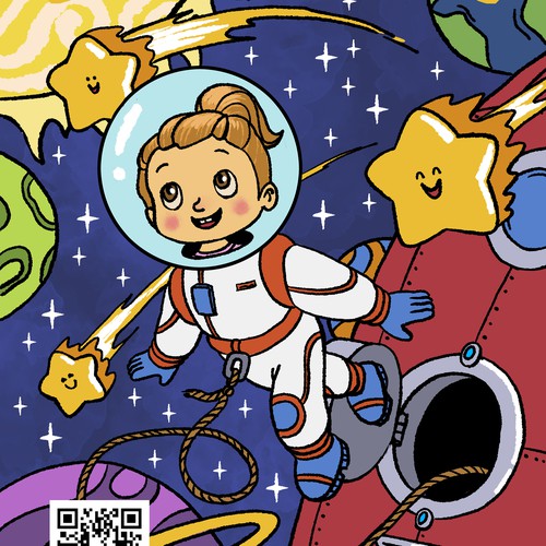 cover design for children coloring book
