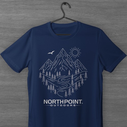 Nortpoint Outdoors tshirt concept