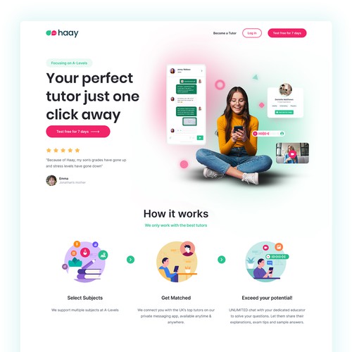 Haay - Landing Page