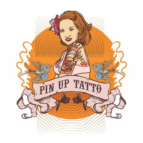 rebranding pin up tatto studio