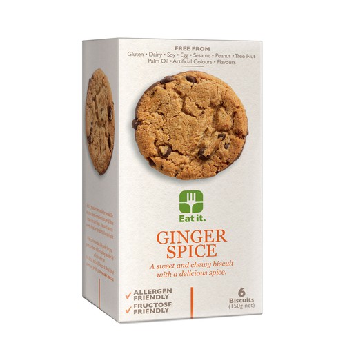 Clean & Organic Feel Biscuit Packaging Design