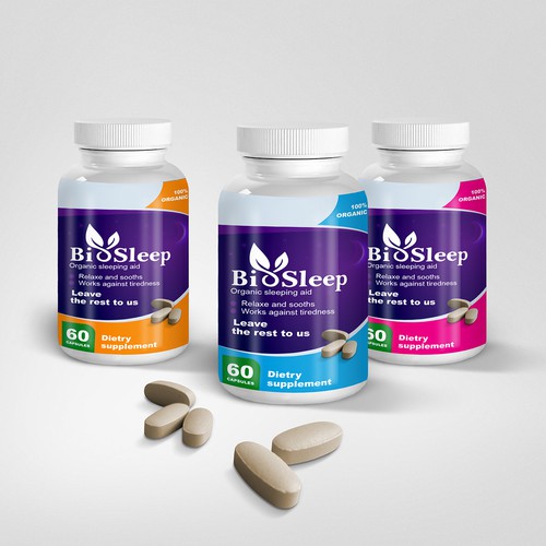 Supplement label design