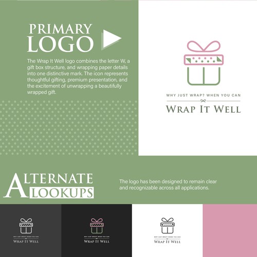 Wrap it Well Logo and Brandguideline design