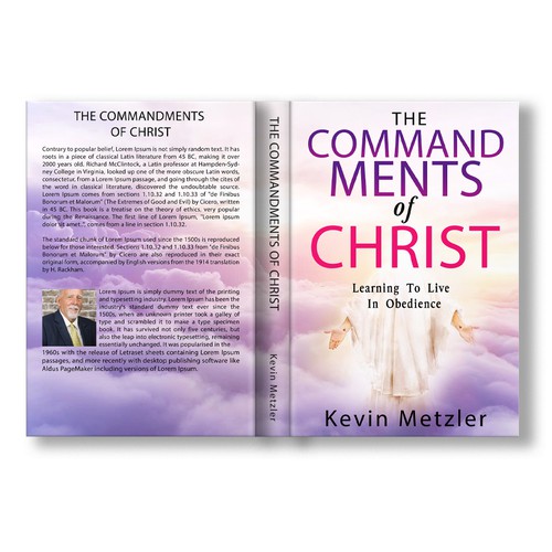 Book cover design for THE COMMANDMENTA