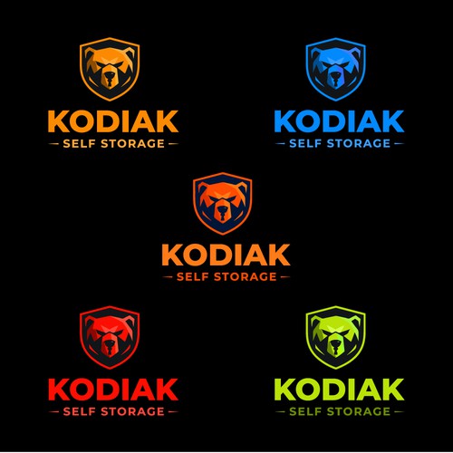 Kodiak Self Storage – Bear Shield Logo