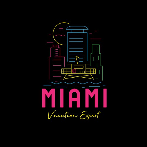 Miami Style Travel Logo