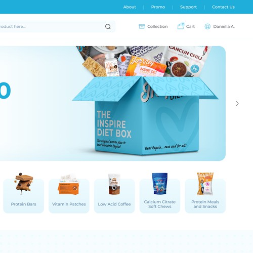 Product catalog website