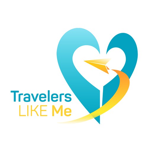 Logo concept for organization that allows travelers to find fellow travelers with similar interests in an intuitive way.