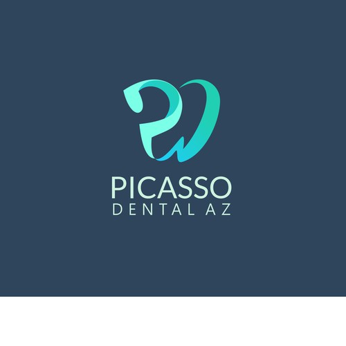 PD Initial Dental logo