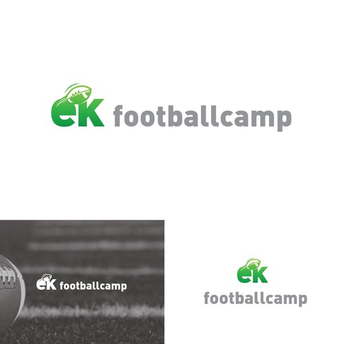 logo for football camp