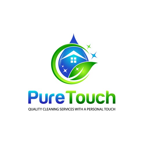 Pure Touch logo design