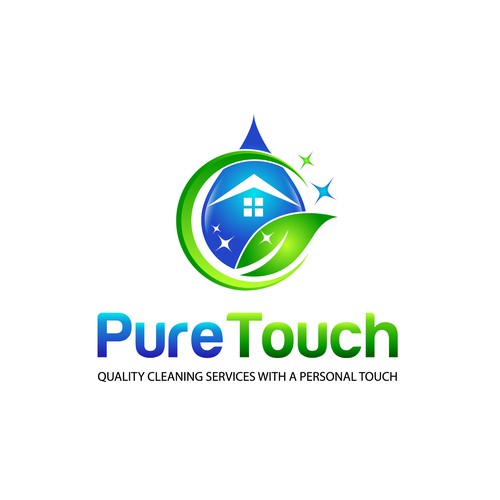 Pure Touch logo design