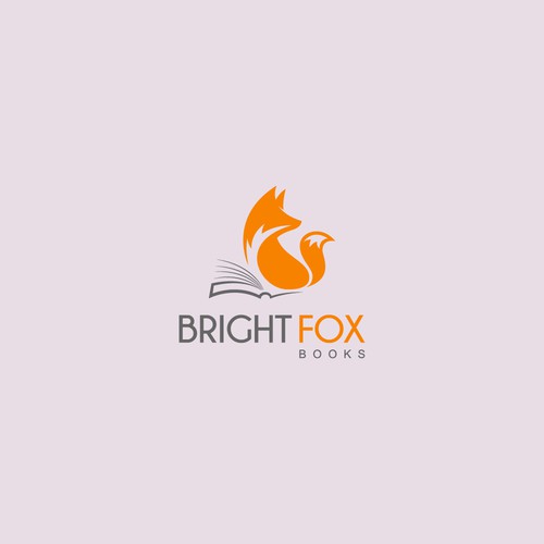 Fox logo concept for books selling agency