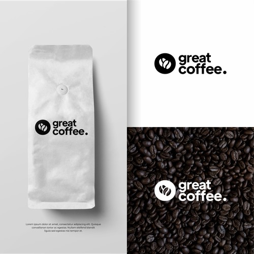 Bold and Minimalist Coffee Brand Logo