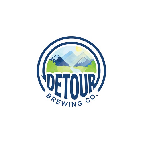 Brewery landscape logo