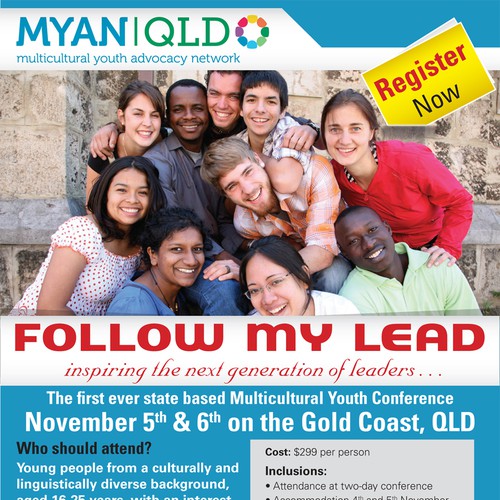 Multicultural Youth Advocacy Network Queensland needs a new postcard, flyer or print