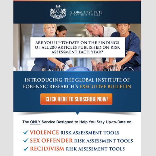 Create a Marketing Email for Innovative Forensic Risk Assessment Company