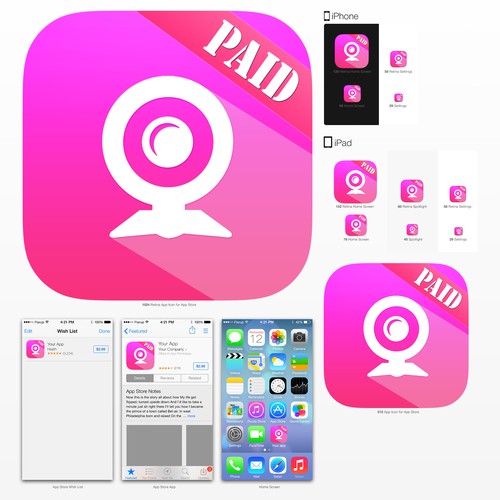 App icon for webcam mobile application