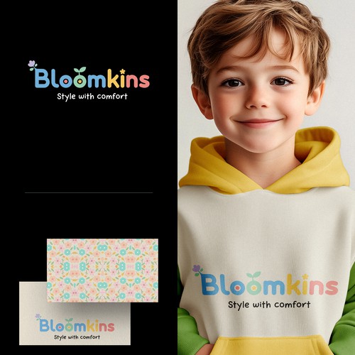 Bloomkins – Playful Kid's Clothing Brand Identity