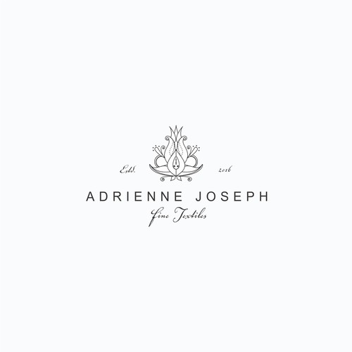 Antiquities and fine textile logo design
