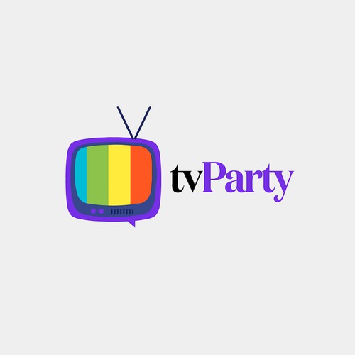 Logo for a social TV app