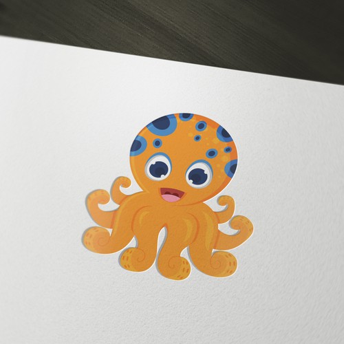 Create a cute octopus mascot for an Internet of Things startup!