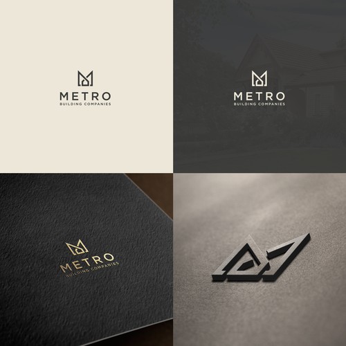 Bold design for a construction company.