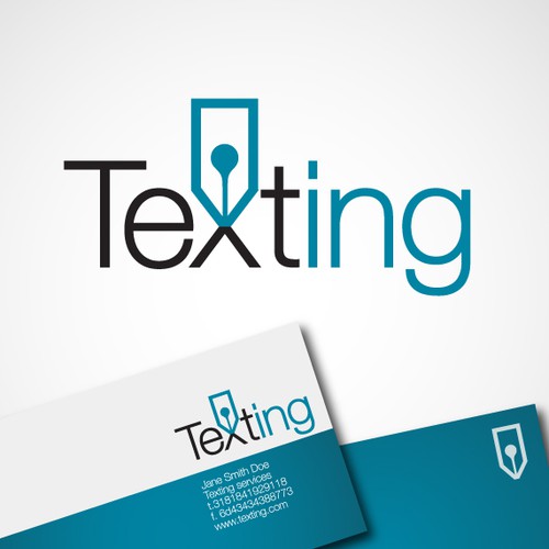 logo for 'Texting'