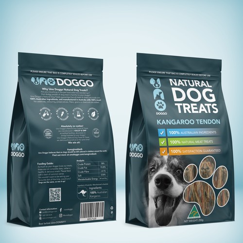 Premium Dog Treats Company Needs a Kickass Product Package!