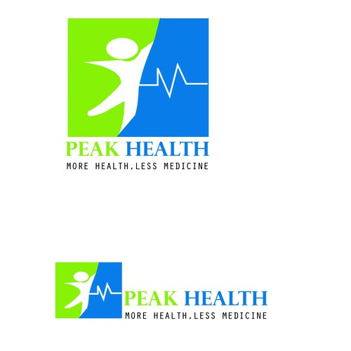 Create an image of peaking in health