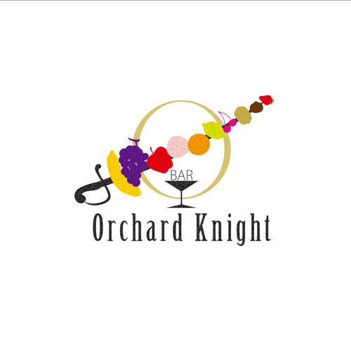 ORCHARD KNIGHTのために、カクテルとフルーツをイメージ