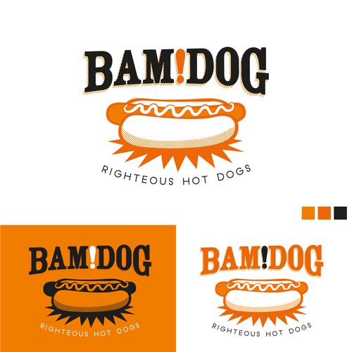 Logo for a Hot Dog Restaurant
